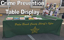 crime prevention table display 2