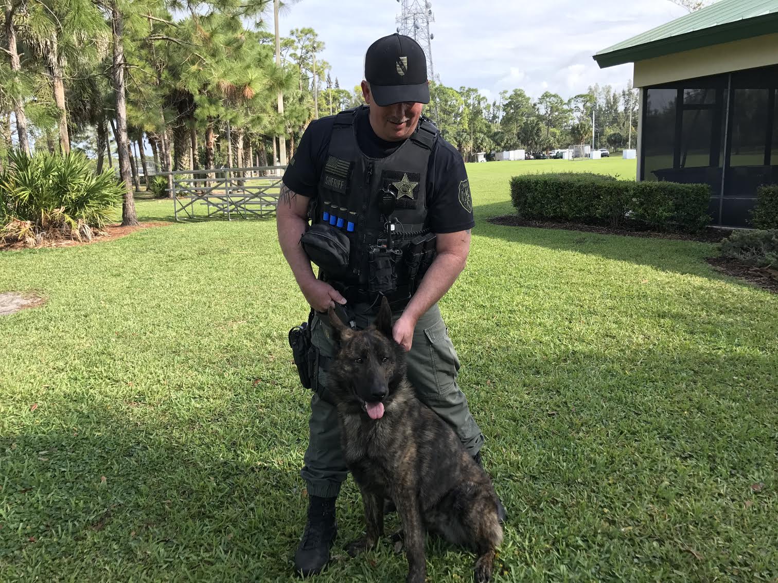 k9 with Officer - k9 Veteran Day