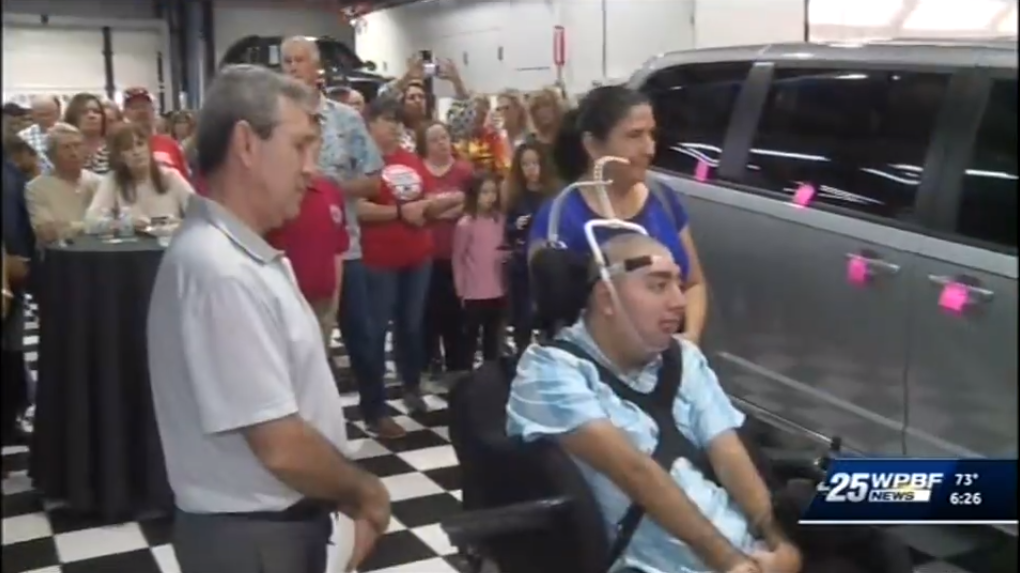 Van given to family in need