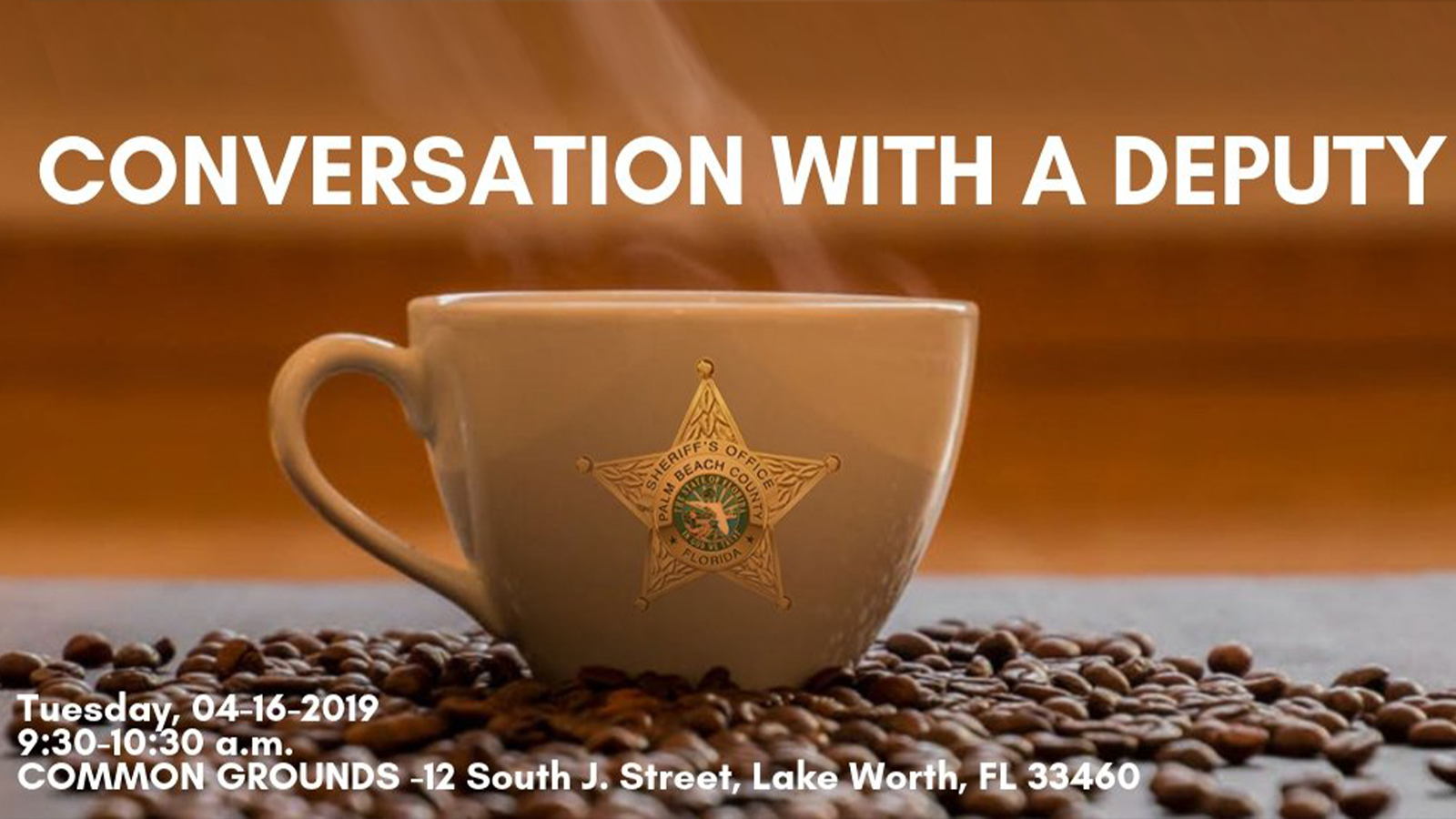 Conversation with a Deputy on 4-17-2019