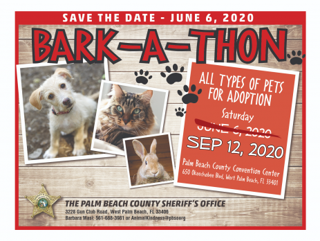 Bark-a-thon 2020 has been Rescheduled