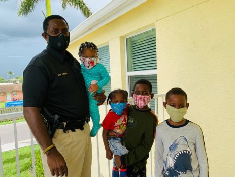 Coach T masks kids in South Bay