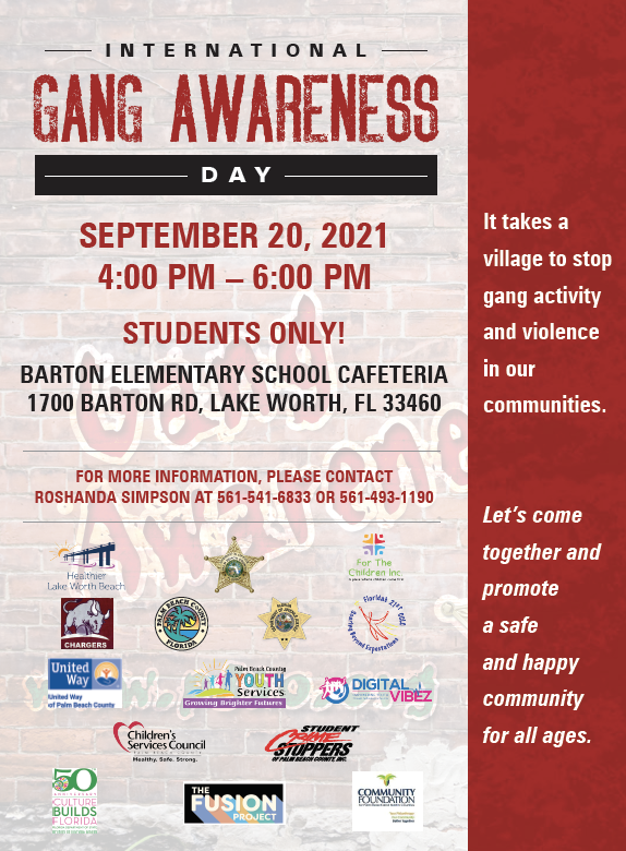 This week is International Gang Awareness Week