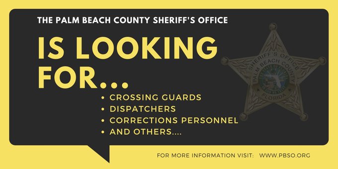 Palm Beach County Sheriff's Office is hiring