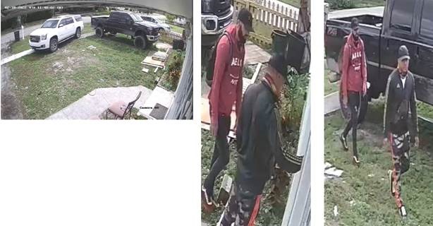 Suspects wanted for Home Invasion Robbery to a residence on East Chatham Road. 