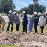 With hard hats on and shovels in hand, PBSO Deputies and other officials broke ground on a new Homeless Shelter.
