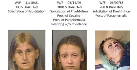 Three females were arrested on Thursday, April 4, 2024. 