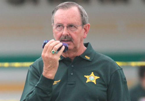 Sheriff Bradshaw in the field