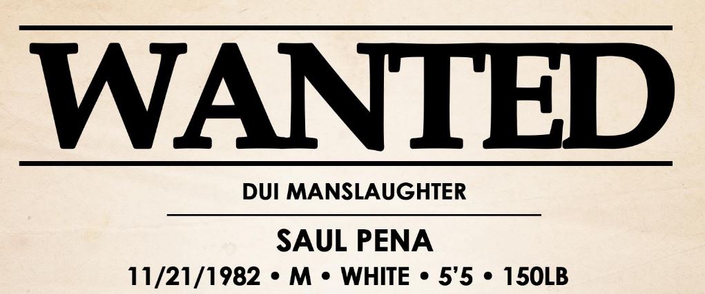 Wanted - Saul Pena