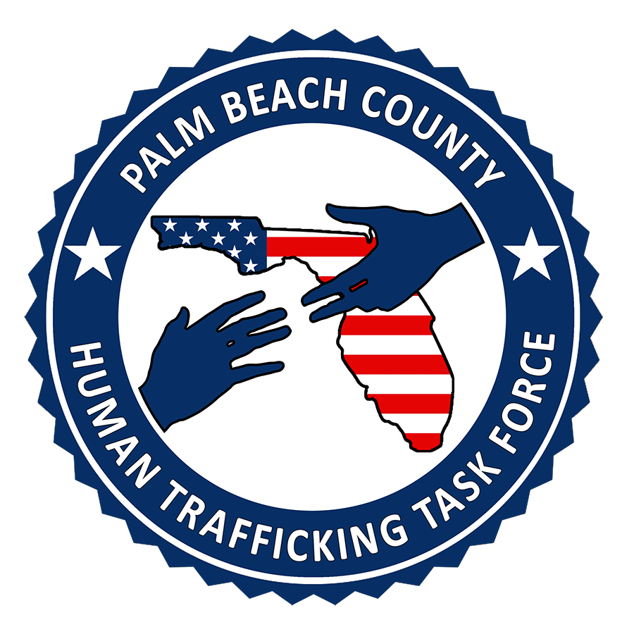 PBC HTTF logo Palm Beach County Human Trafficking Task Force logo