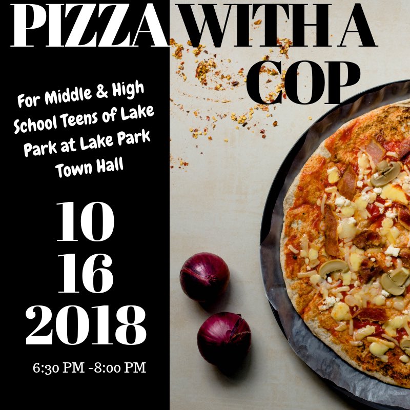 Pizza With A Cop