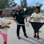 Students help with Litter Cleanup
