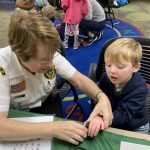 PBSO Child ID Volunteers attend Hagen Ranch Rd Library in Delray.