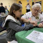 PBSO Child ID Volunteers attend Hagen Ranch Rd Library in Delray.