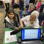 PBSO Child ID Volunteers attend Hagen Ranch Rd Library in Delray.