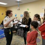 PBSO Child ID Volunteers attend Hagen Ranch Rd Library in Delray.