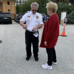 Volunteers recruiting at the Palm Beach Shores Meet and Greet.