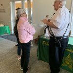 Volunteers recruiting at the Palm Beach Shores Meet and Greet.