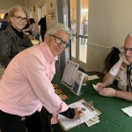 Volunteers recruiting at the Palm Beach Shores Meet and Greet.