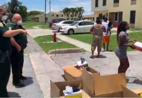 PBSO distributes shoes to residents in Pahokee