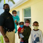 Coach T masks kids in South Bay