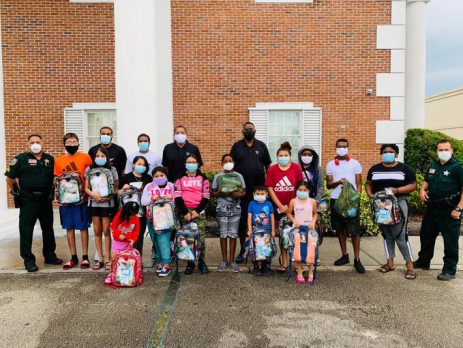 Deputies help with Back to School Supplies in Belle Glade