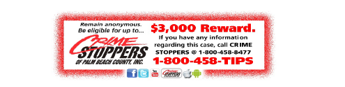 Crimestoppers - 3k reward