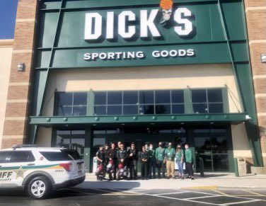 A huge thank you to Dick's Sporting Goods in West Boca Raton for the donations.
