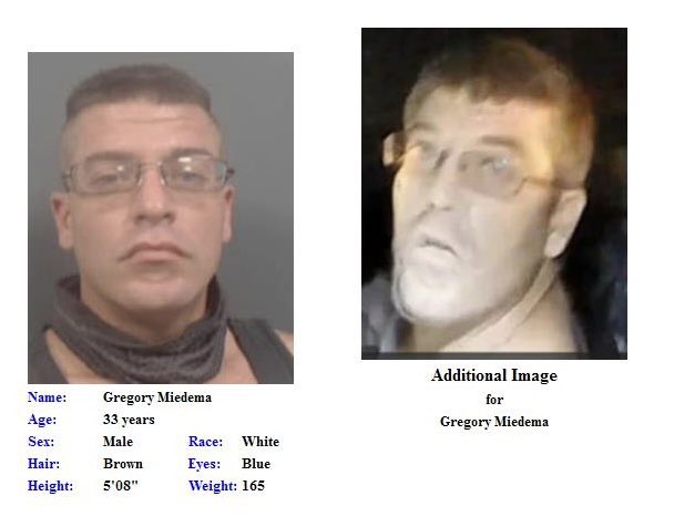 Blue Alert Issued for Gregory Ryan Miedema