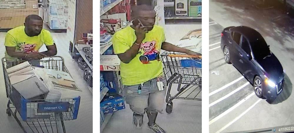An unknown male entered Walmart and helped himself to over $1400 worth of Cricut products.