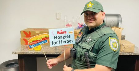 Wawa's Hoagies for Heroes program.