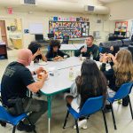 We had a group discussion and meaningful conversations with the teens.