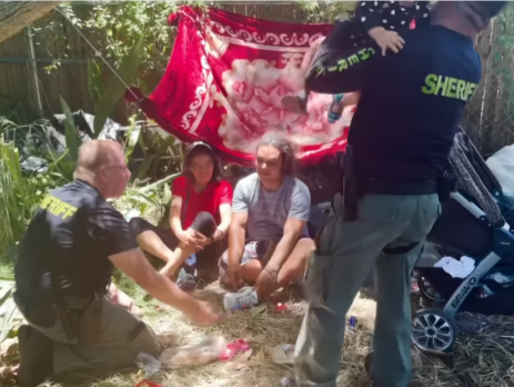 After falling behind on rent, this family had been evicted.