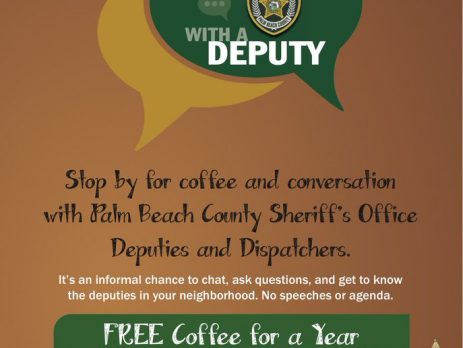 If you are in the area, stop by our Conversation With A Deputy event.