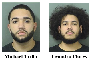 Both suspects were arrested and booked into the PBC Jail. 