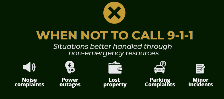 When Not to Call 911