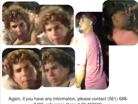 The Palm Beach County Sheriff’s Office is attempting to identify the subjects pictured below in reference to an altercation that took place at the iTHINK Amphitheatre on Saturday, September 12, 2026.
